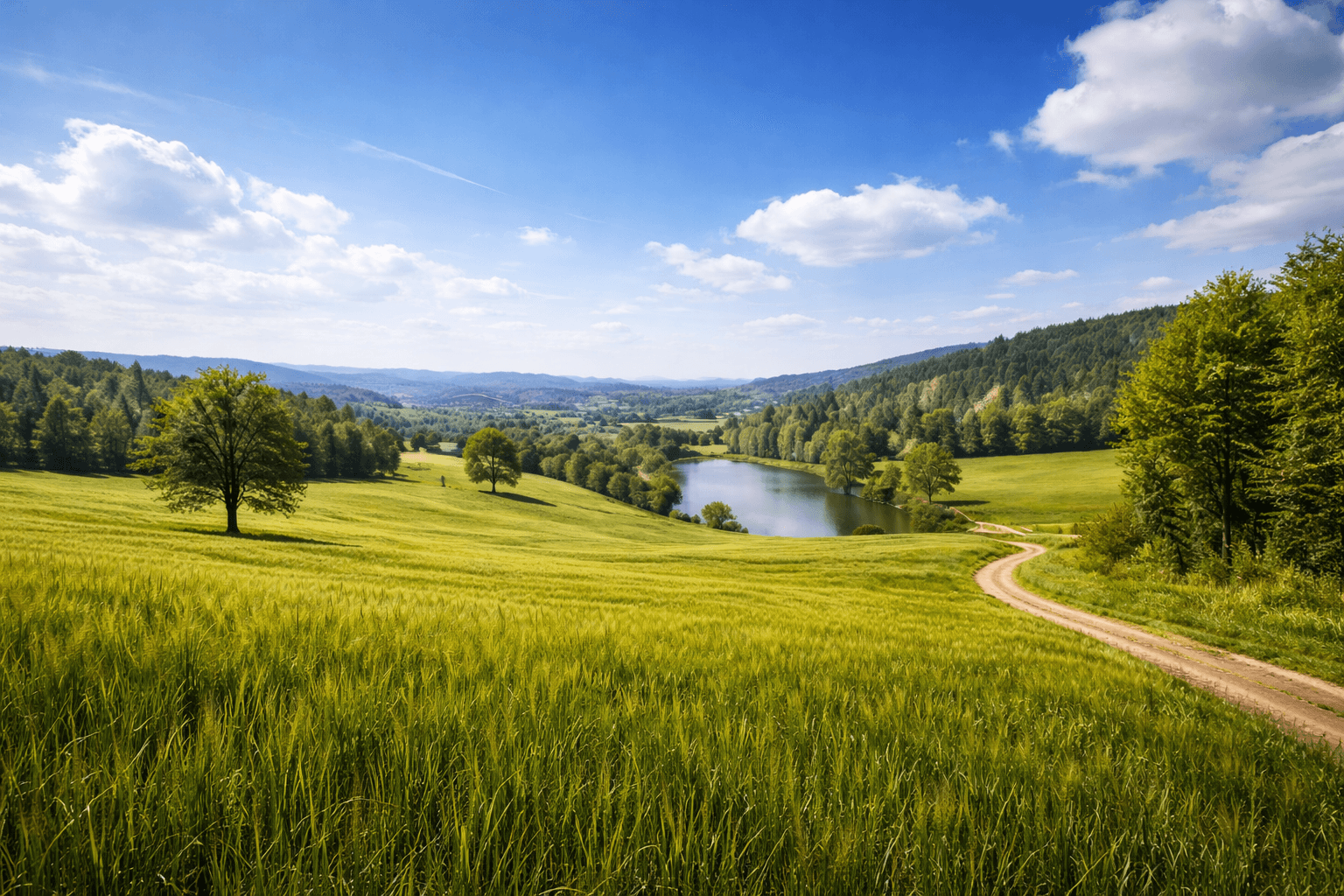 Green landscape for MA REAL ESTATE INVESTMENT hero section